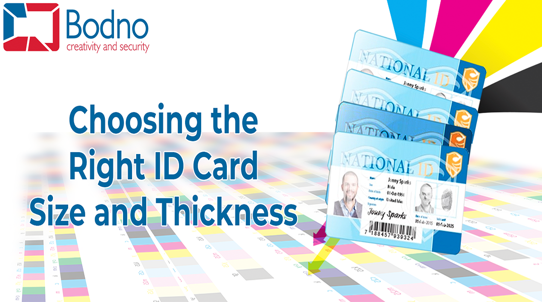 id card size and thickness