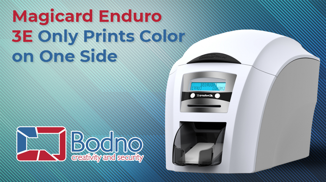 Bodno Magicard Enduro 3e Dual Sided ID Card Printer & Complete Supplies  Package ID Software